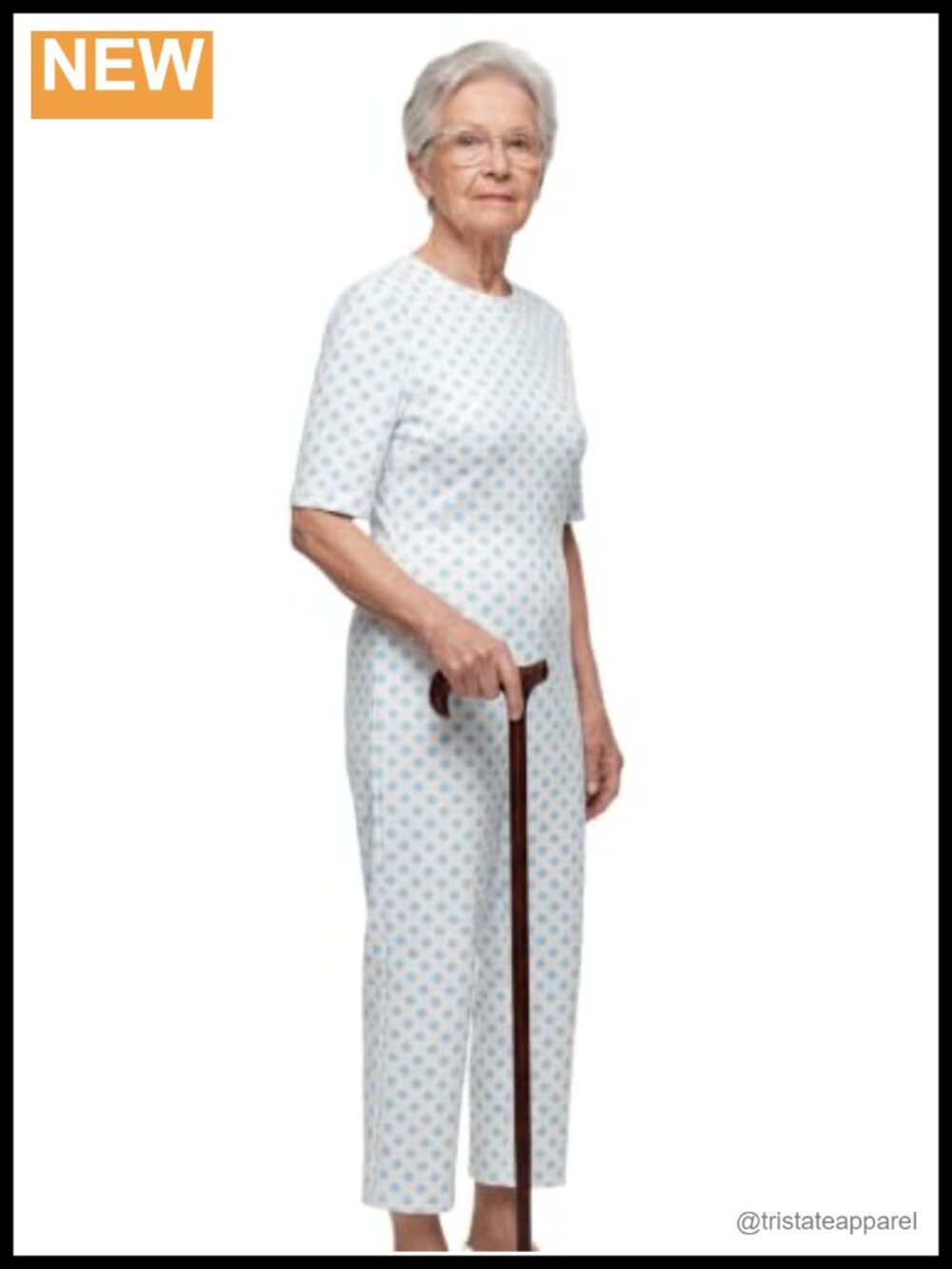 Women's Adaptive Anti-Strip Jumpsuit Polyester Spandex Back Zipper Short Sleeve